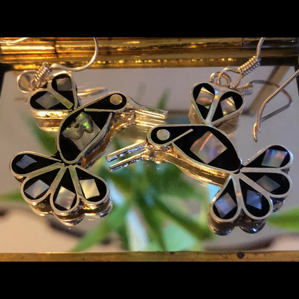 Lovely Hummingbird earrings from Mexico
